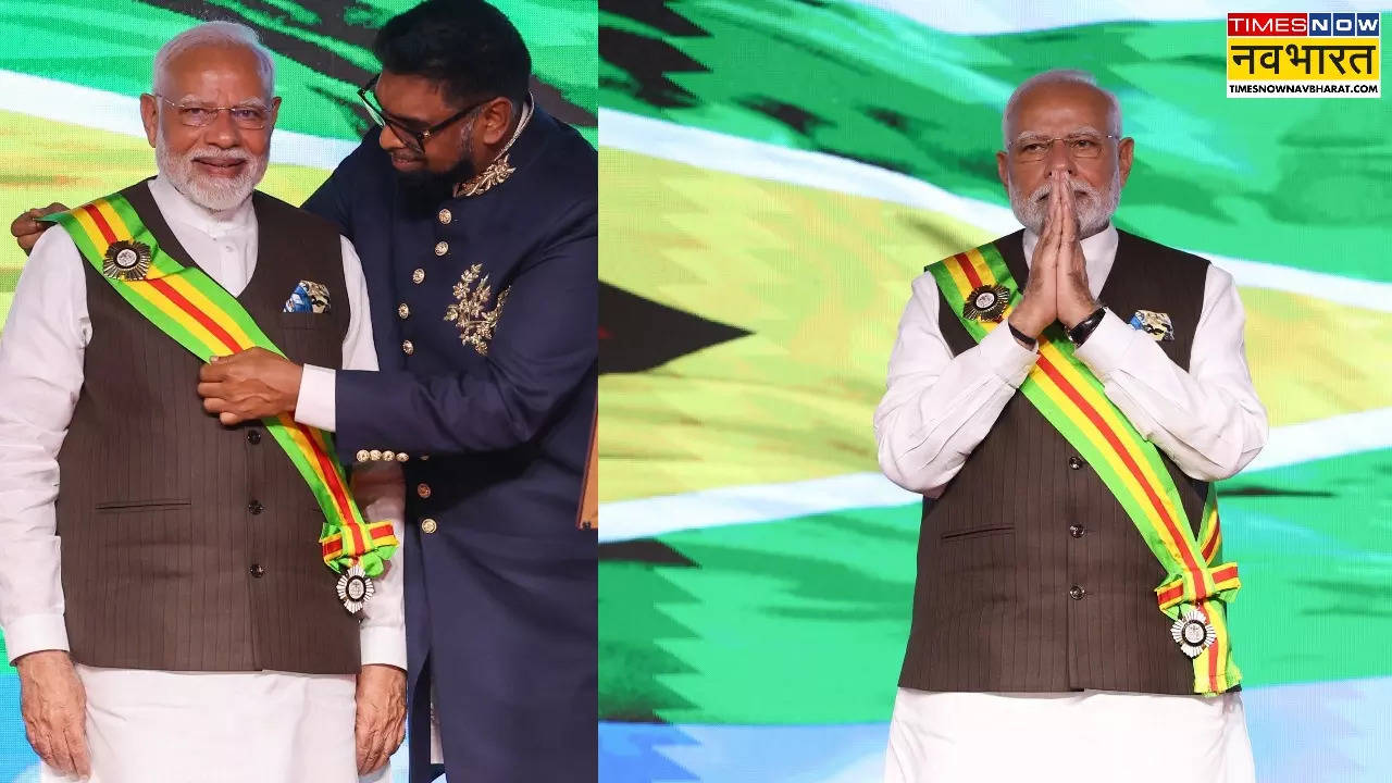 PM Modi Awarded Highest national award of Guyana