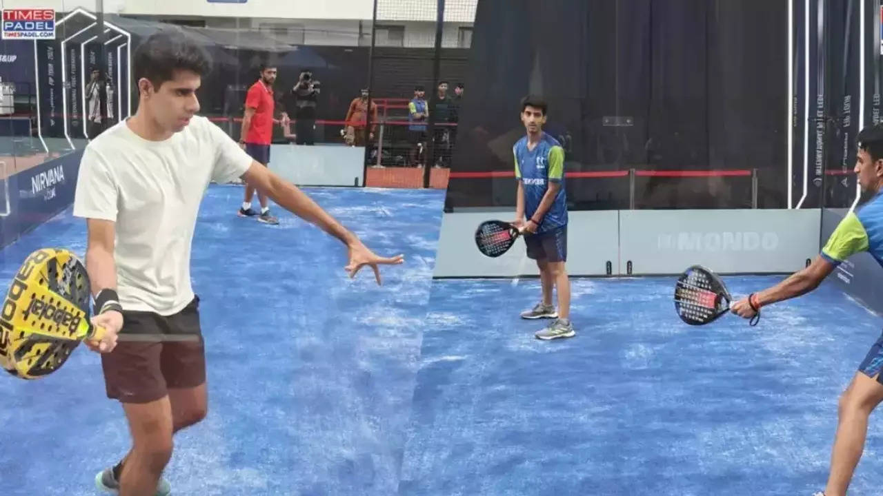 Aryan Goveas and Rahul Motwani, FIP Promotion India Padel Open