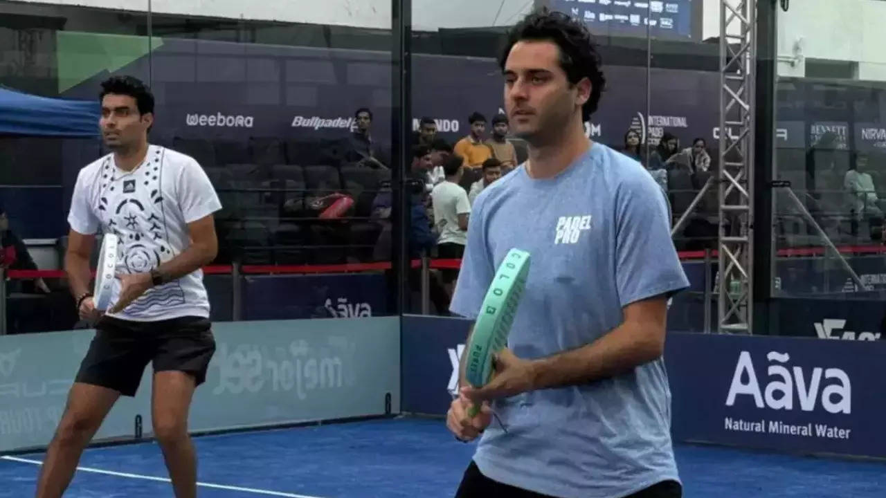 Digvijay Pratap Singh and Miguel Vega Martin, FIP Promotion India Padel Open