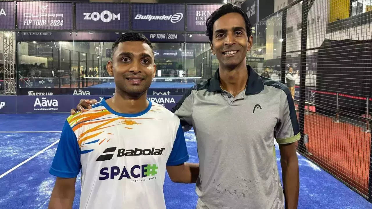 Famas Shanavas and Austin Verghese, FIP Promotion India Padel Open