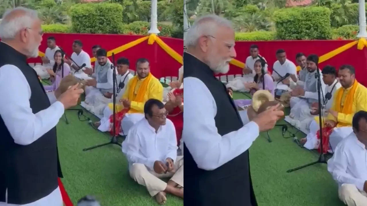 PM Modi Ram Bhajan In Guyana