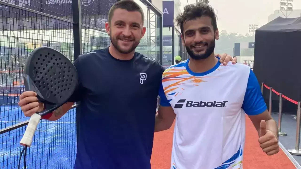 Mohit Mohit and Marc Bernils, FIP Promotion India Padel Open