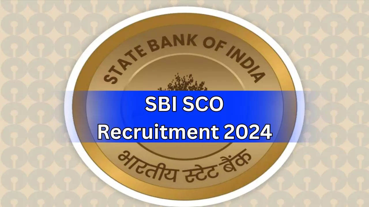 SBI SCO Recruitment