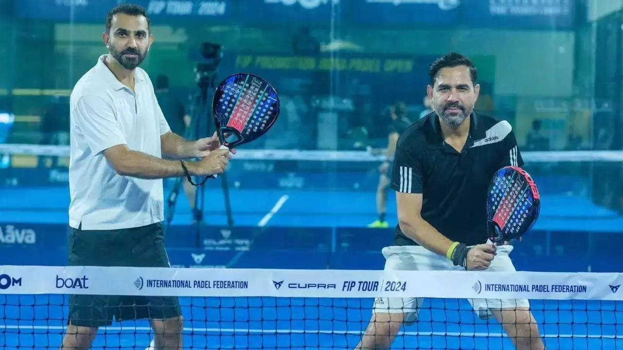 Arjun Uppal and Rishi Kapur, FIP Promotion India padel open