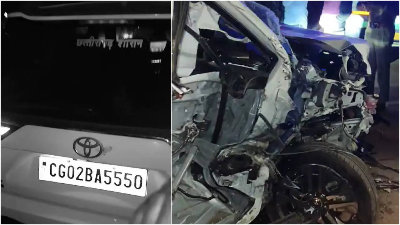 Chhattisgarh Minister Car Accident