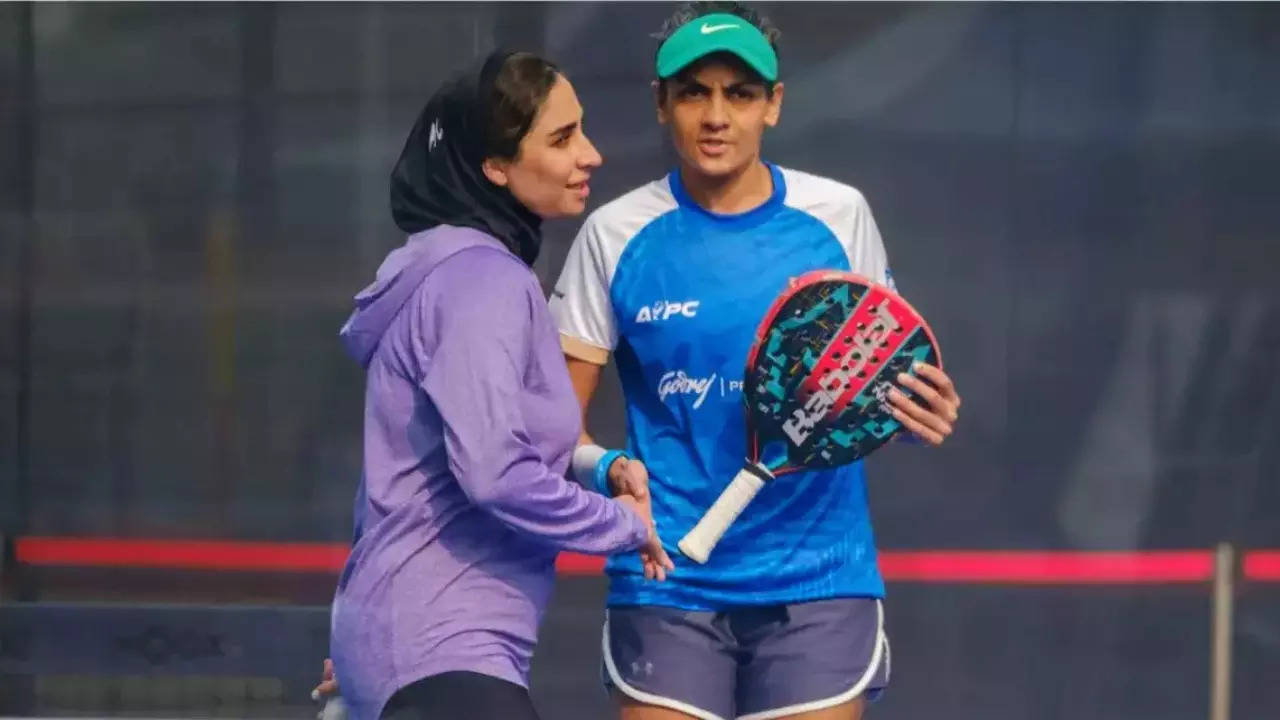 Tulsi Mehta and Banafsheh Moradi Shahpar, FIP Promotion India padel open