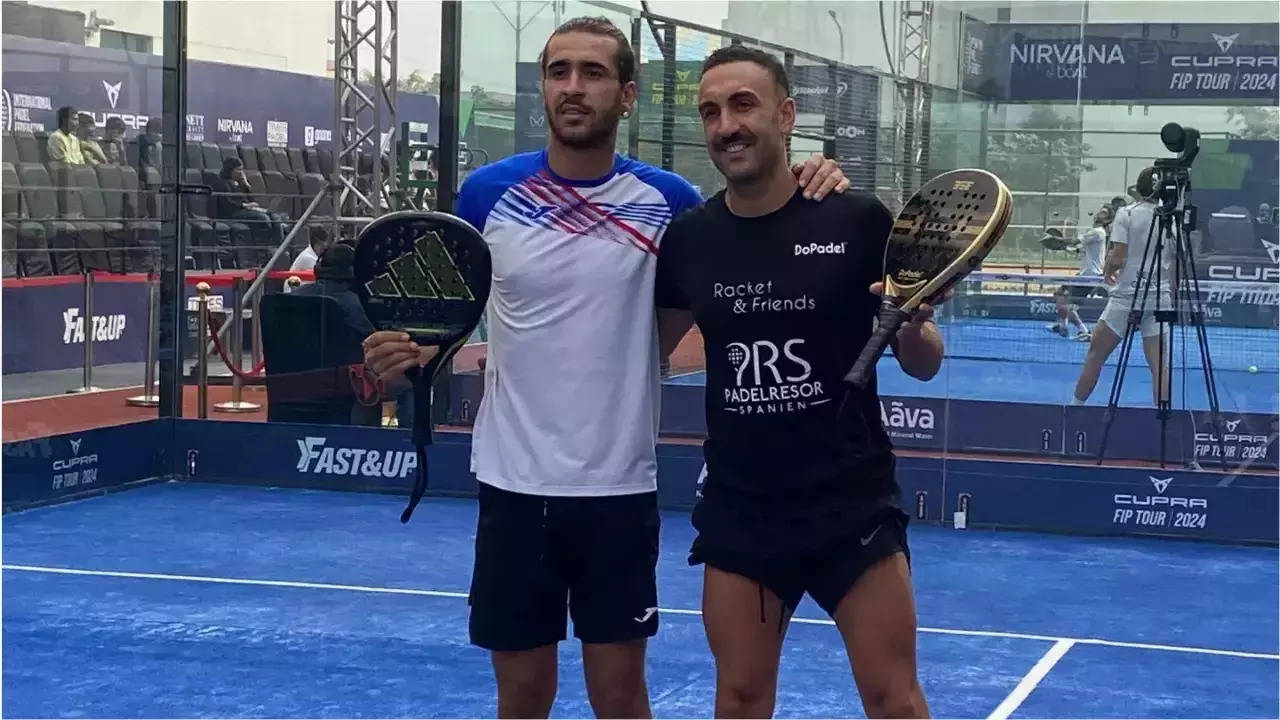 Hami Golestan And Arya Roghani, FIP Promotion India padel open