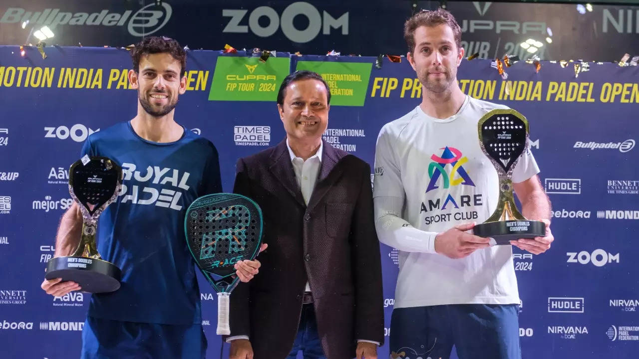 Alsina And Ros Mens Champions With Vineet Jain, FIP Promotion India padel open