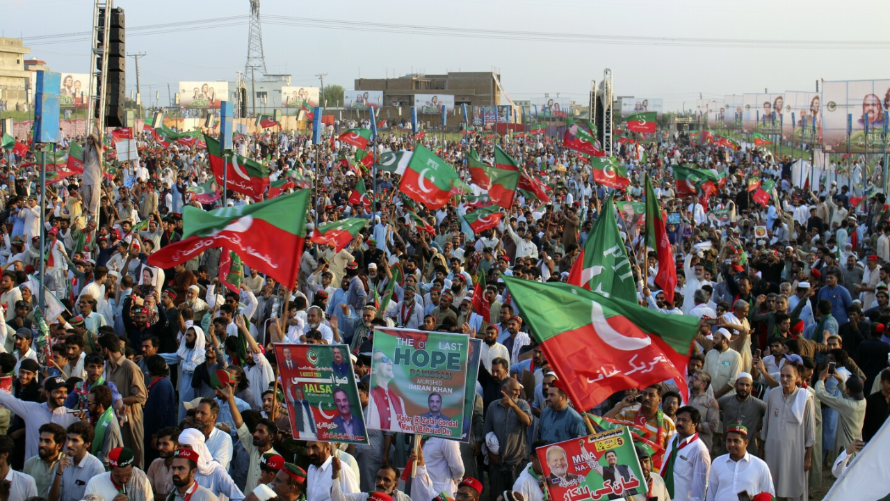 pakistan pti rally