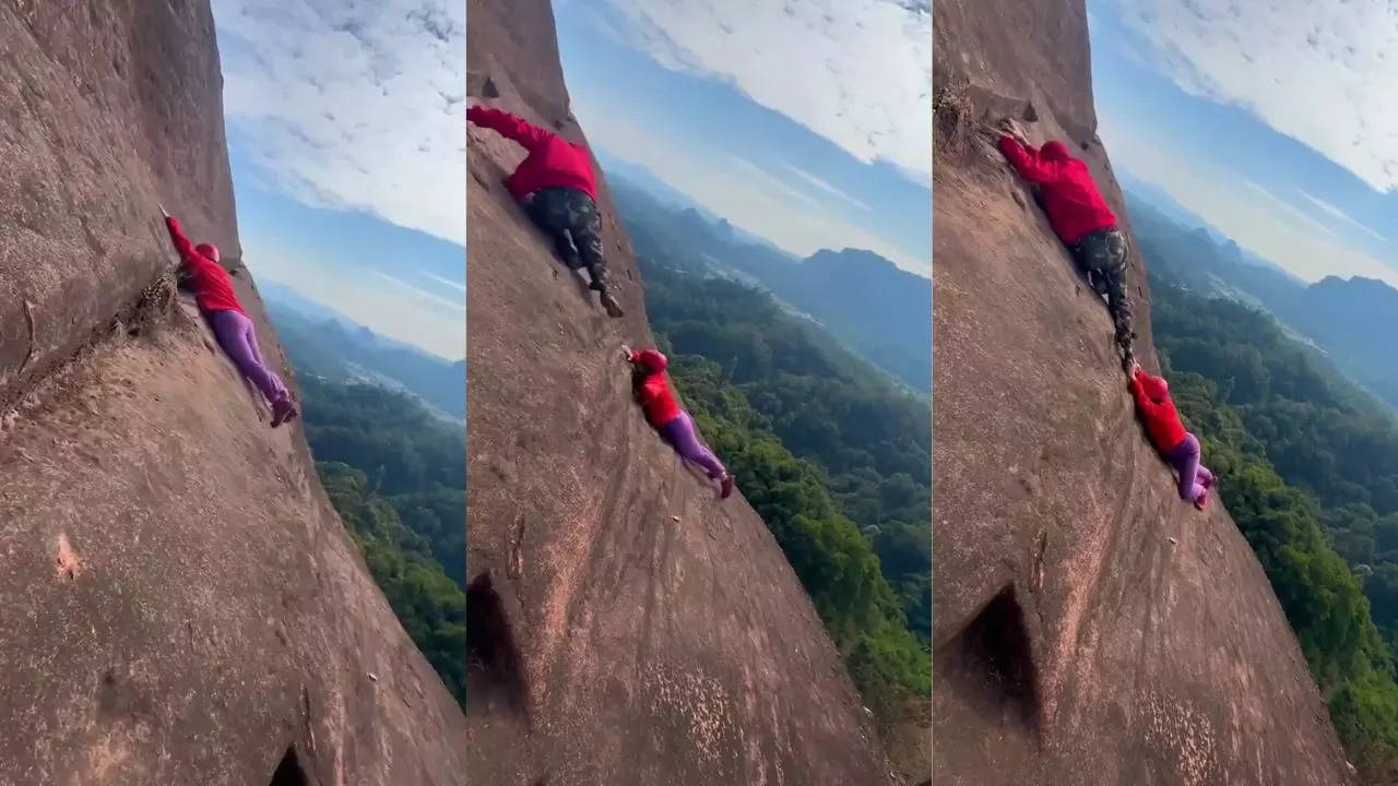 Mountain Climbing Shocking Video