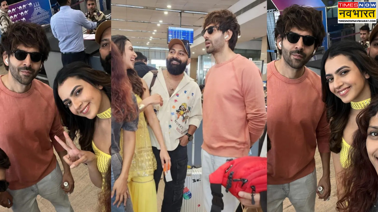 Kartik Aryan with mystery girl