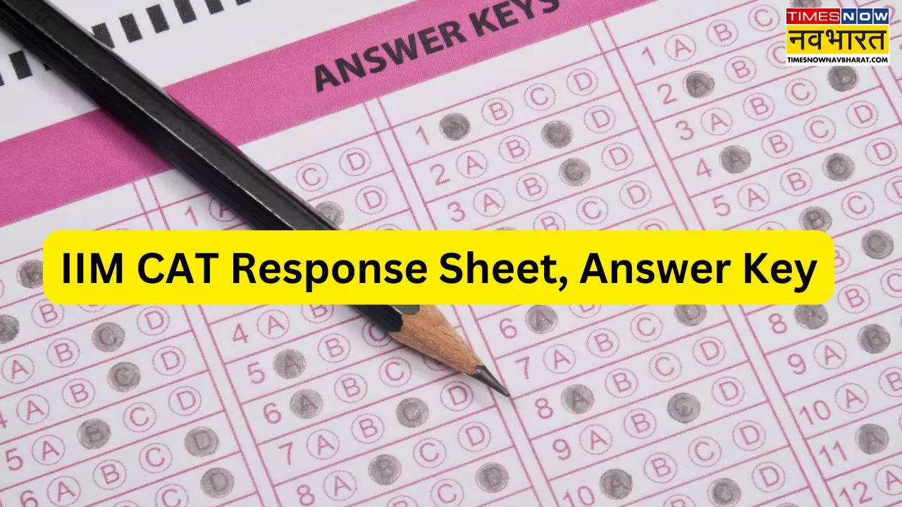 IIM CAT Response Sheet, Answer Key