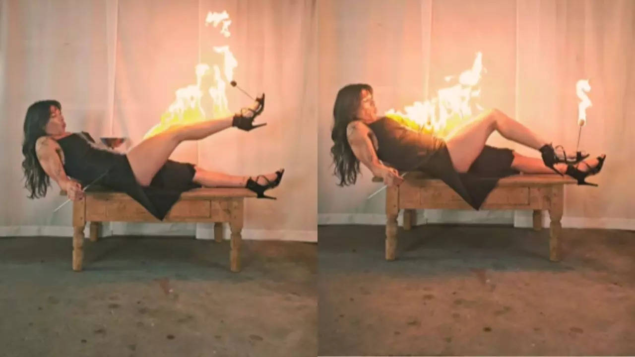 Shocking Stunt With Fire