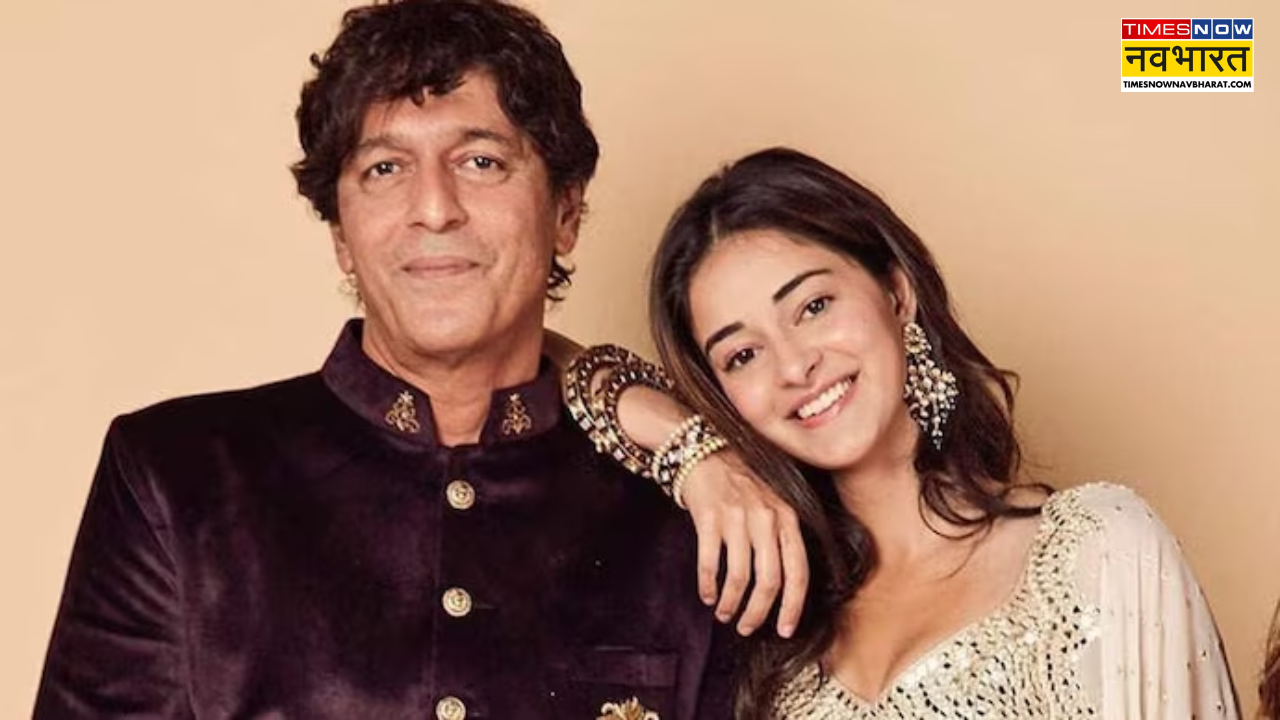 Chunky Pandey and Ananya Pandey