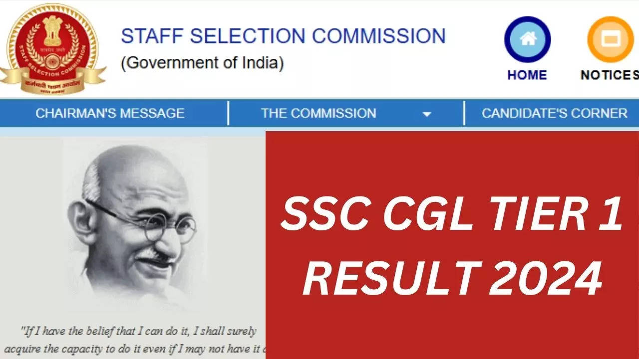 SSC CGL Tier 1 Result 2024 Date, Cut Off, PDF Download