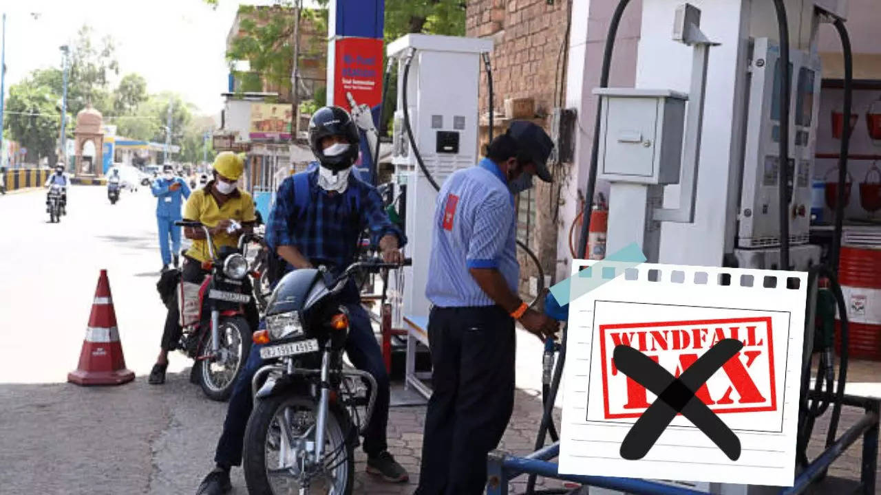 Windfall tax on export of petrol and diesel