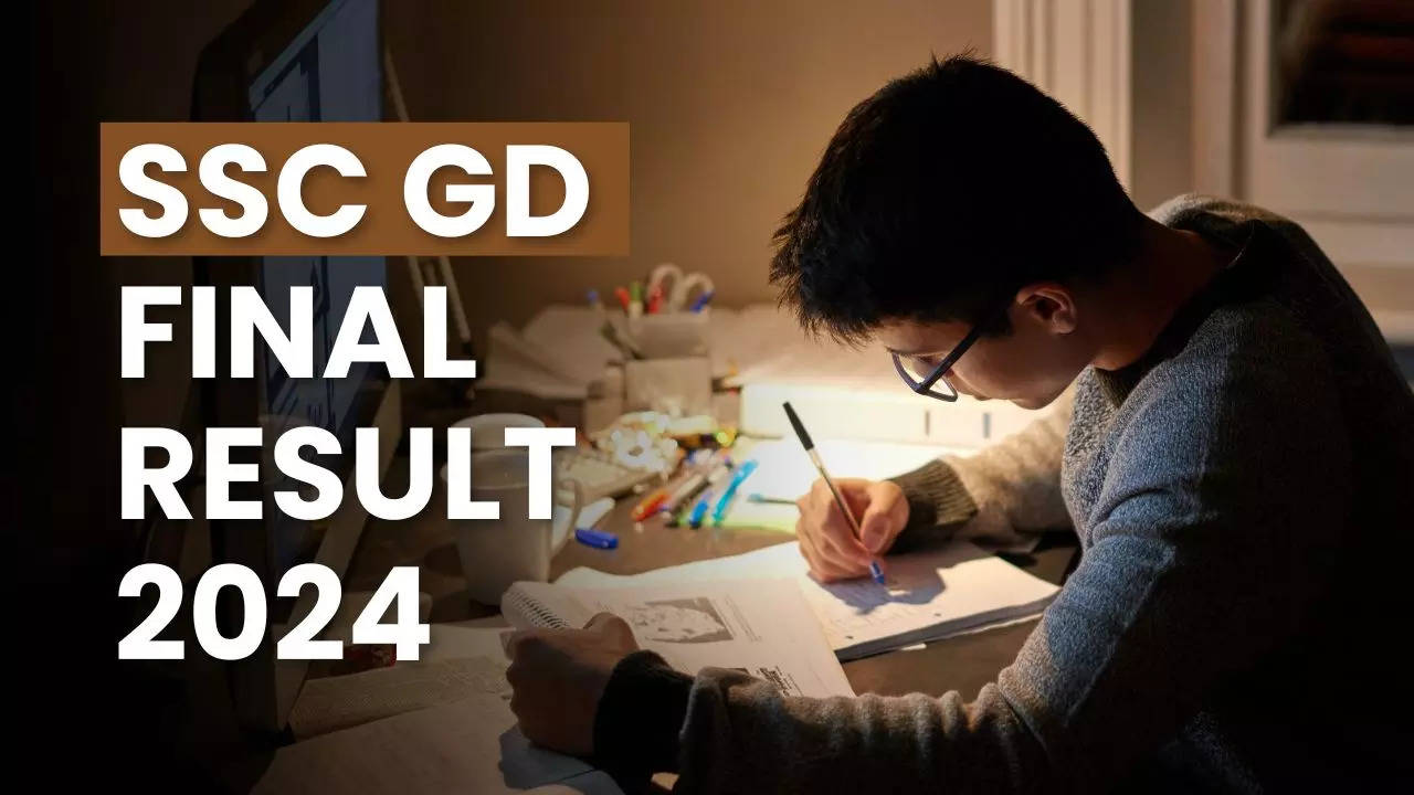 SSC GD Final Result 2024