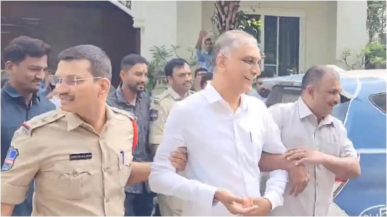 BRS leader Harish Rao Arrested