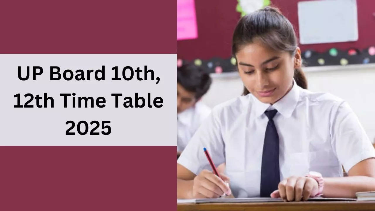 UP Board Exam Date 2025, UP Board 10th 12th Time Table 2025 PDF Download