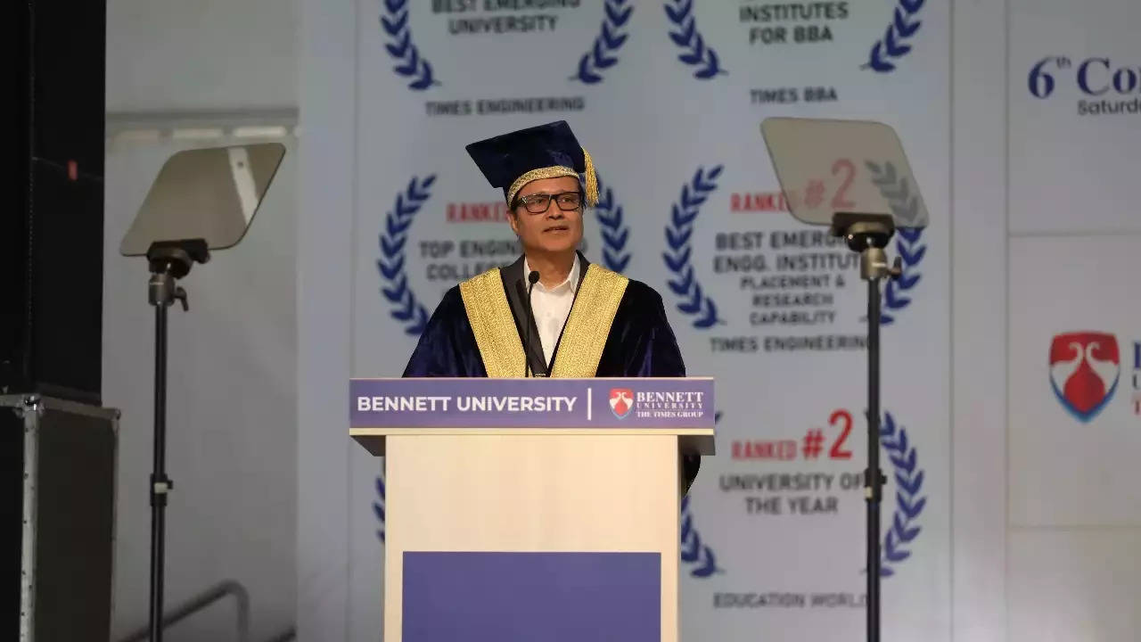 Vineet Jain At Bennett University Convocation