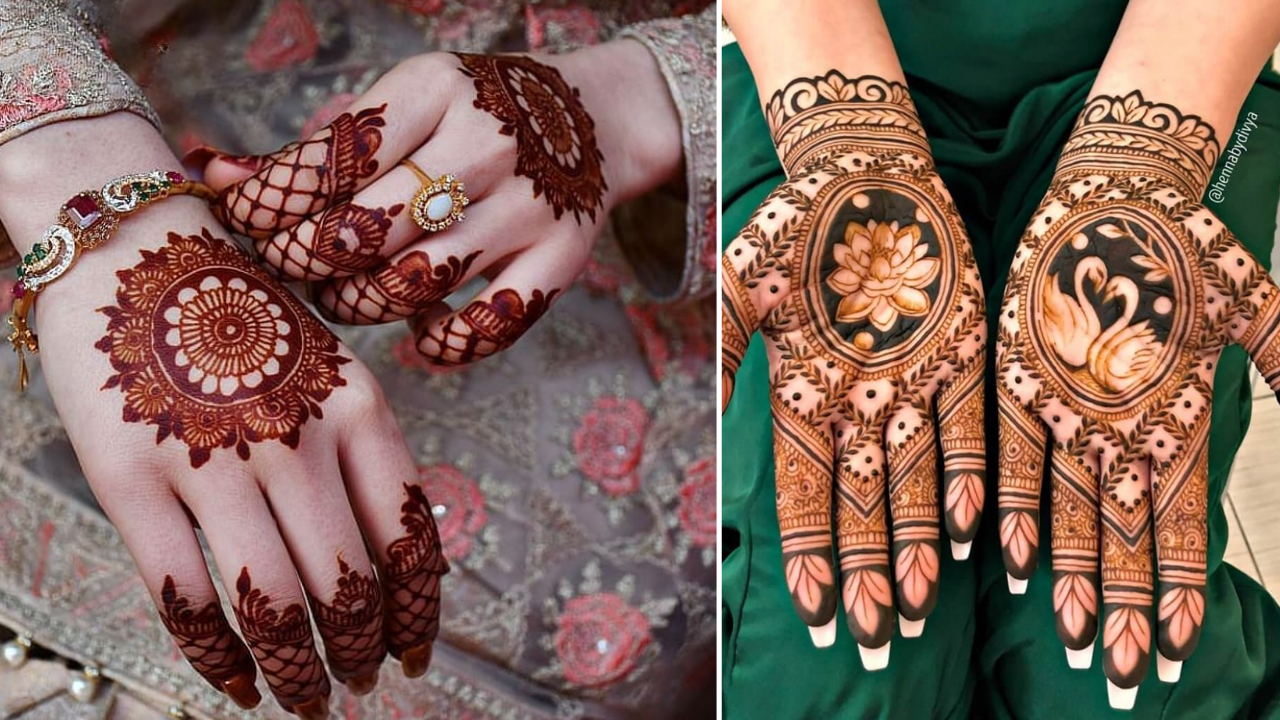 Mehndi Design Simple Photo 2024