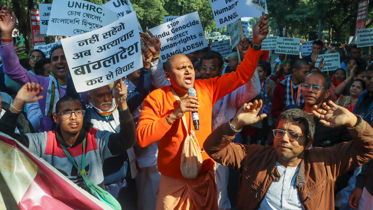 protest against Bangladesh