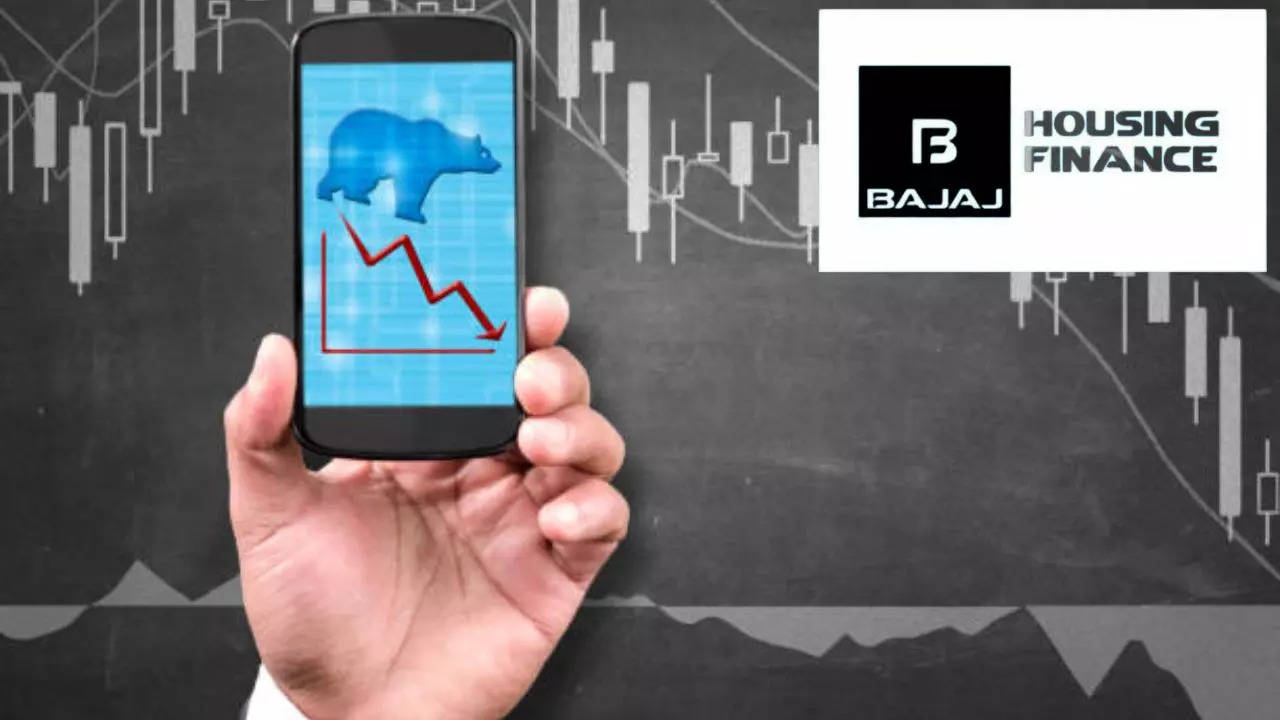 Bajaj Housing Finance Share Price Down Today