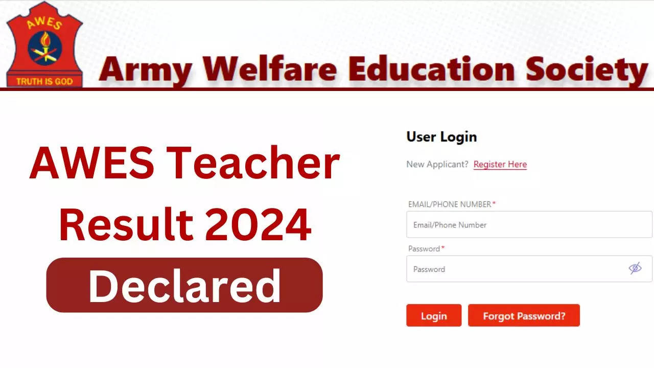 AWES Teacher Result 2024 Declared