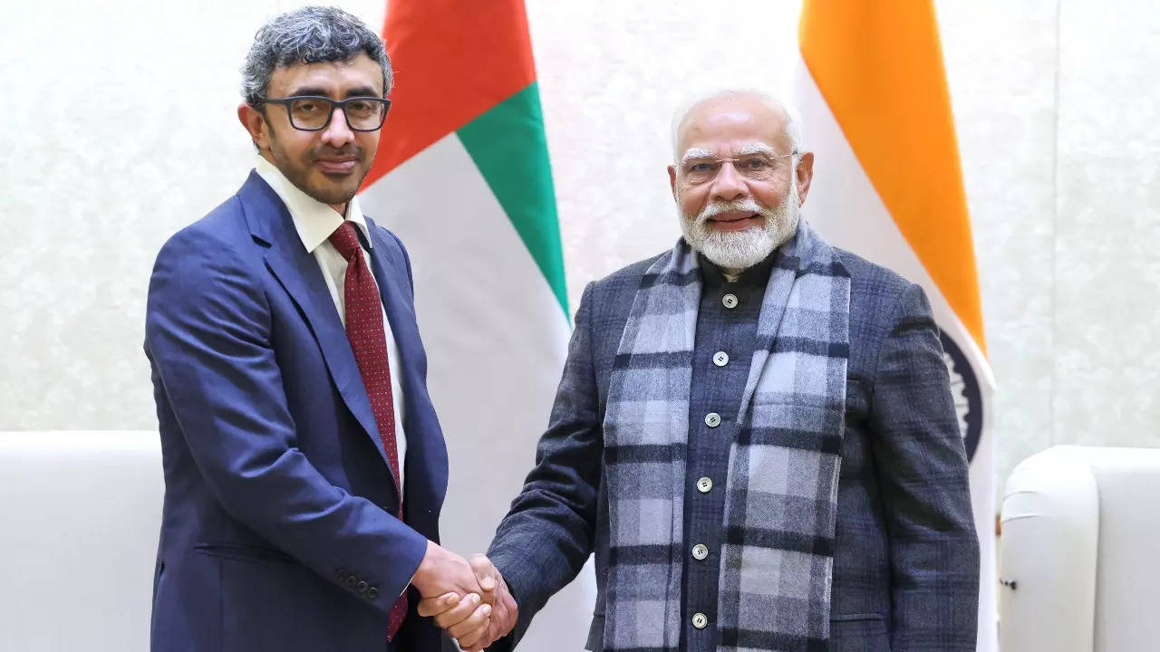 PM Modi Meets UAE deputy PM