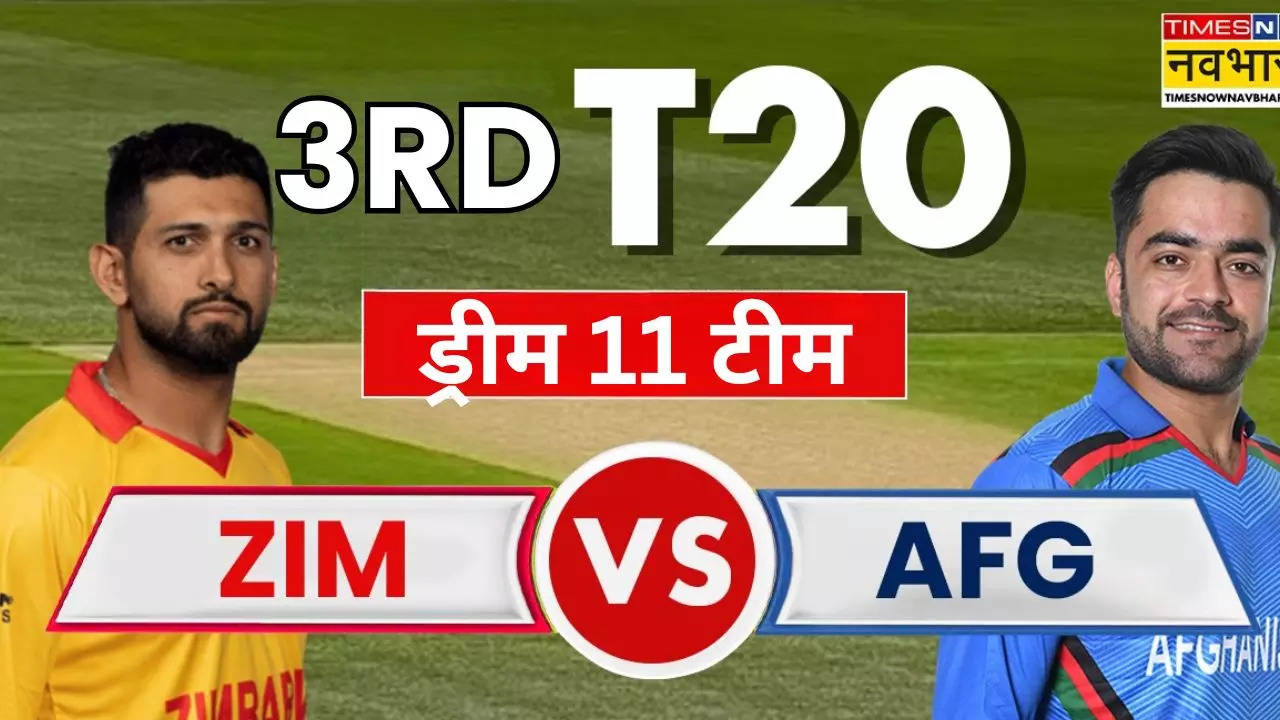 ZIM vs AFG 3rd T20 Dream 11