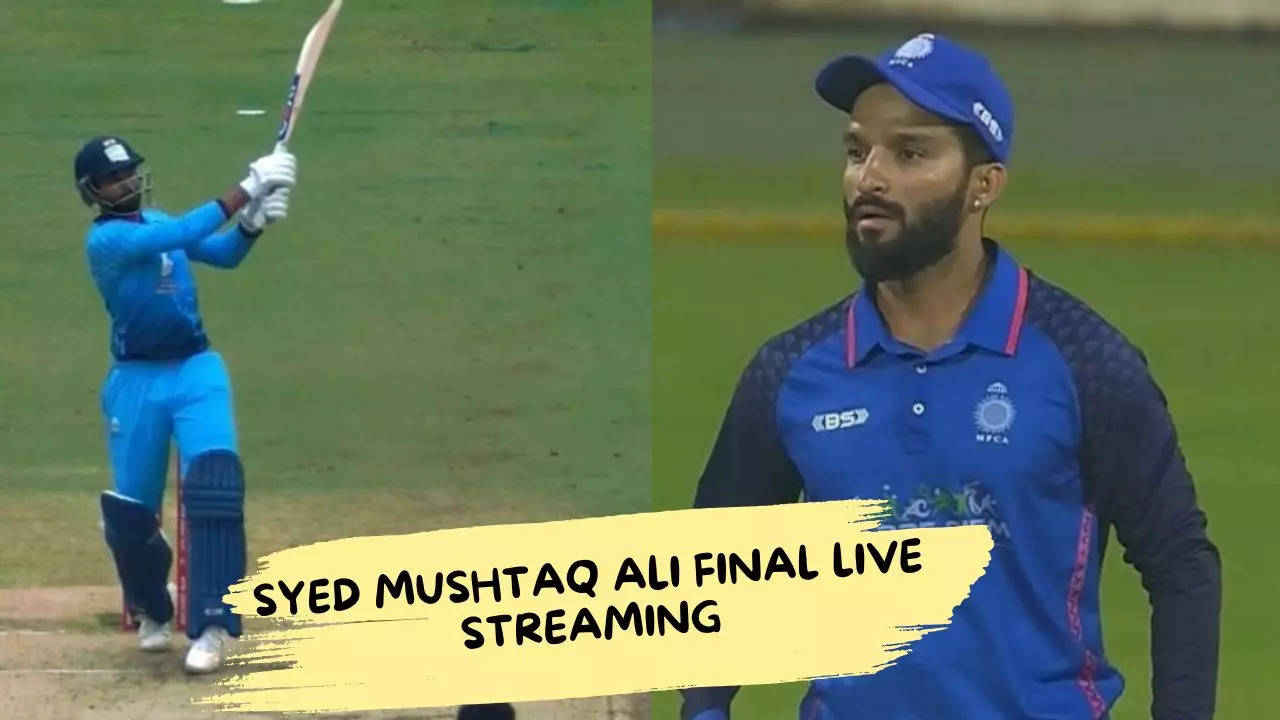 Syed Mushtaq Ali Trophy Final Live Streaming