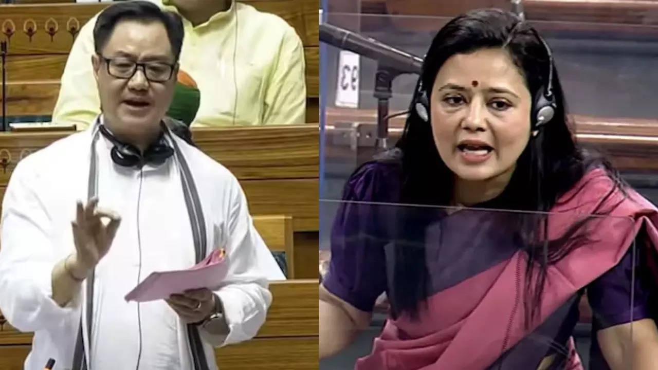 Mahua Moitra vs Kiren Rijiju