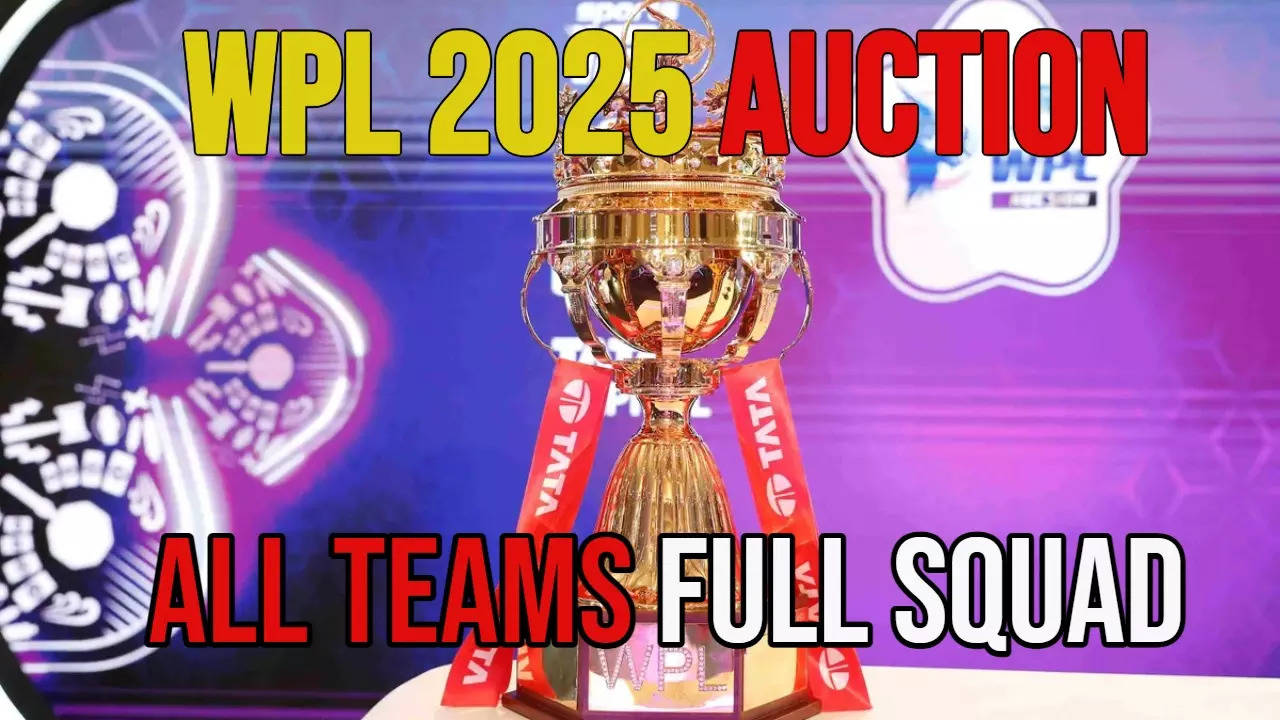 WPL 2025 AUCTION ALL TEAMS FULL SQUAD