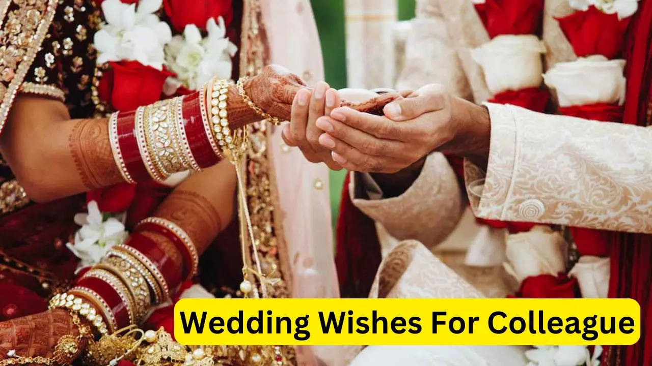 Happy Wedding Wishes For Office Colleague In Hindi