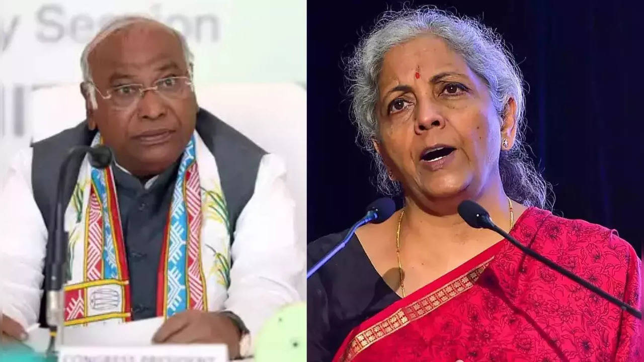 Mallikarjun Kharges dig at Nirmala Sitharaman