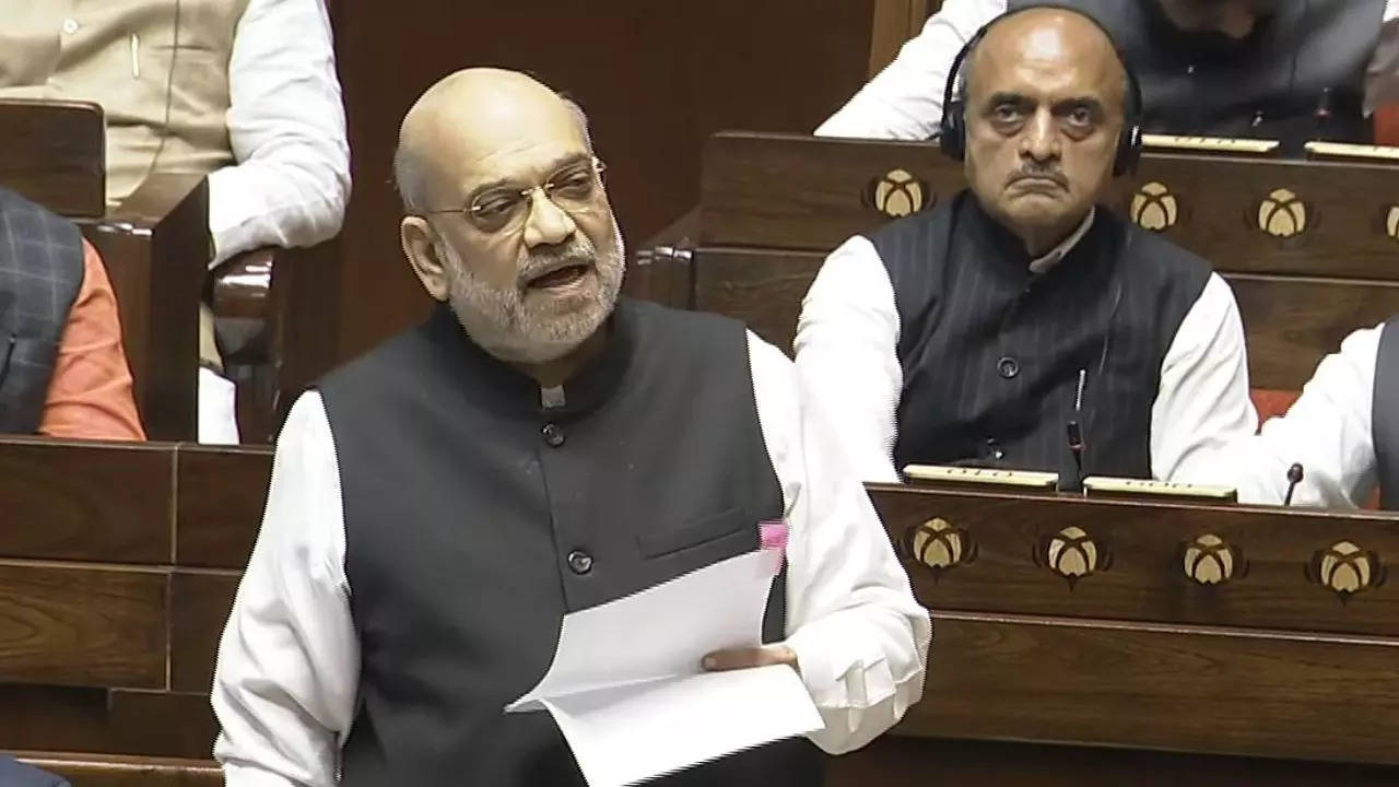 Amit Shah in Rajya Sabha