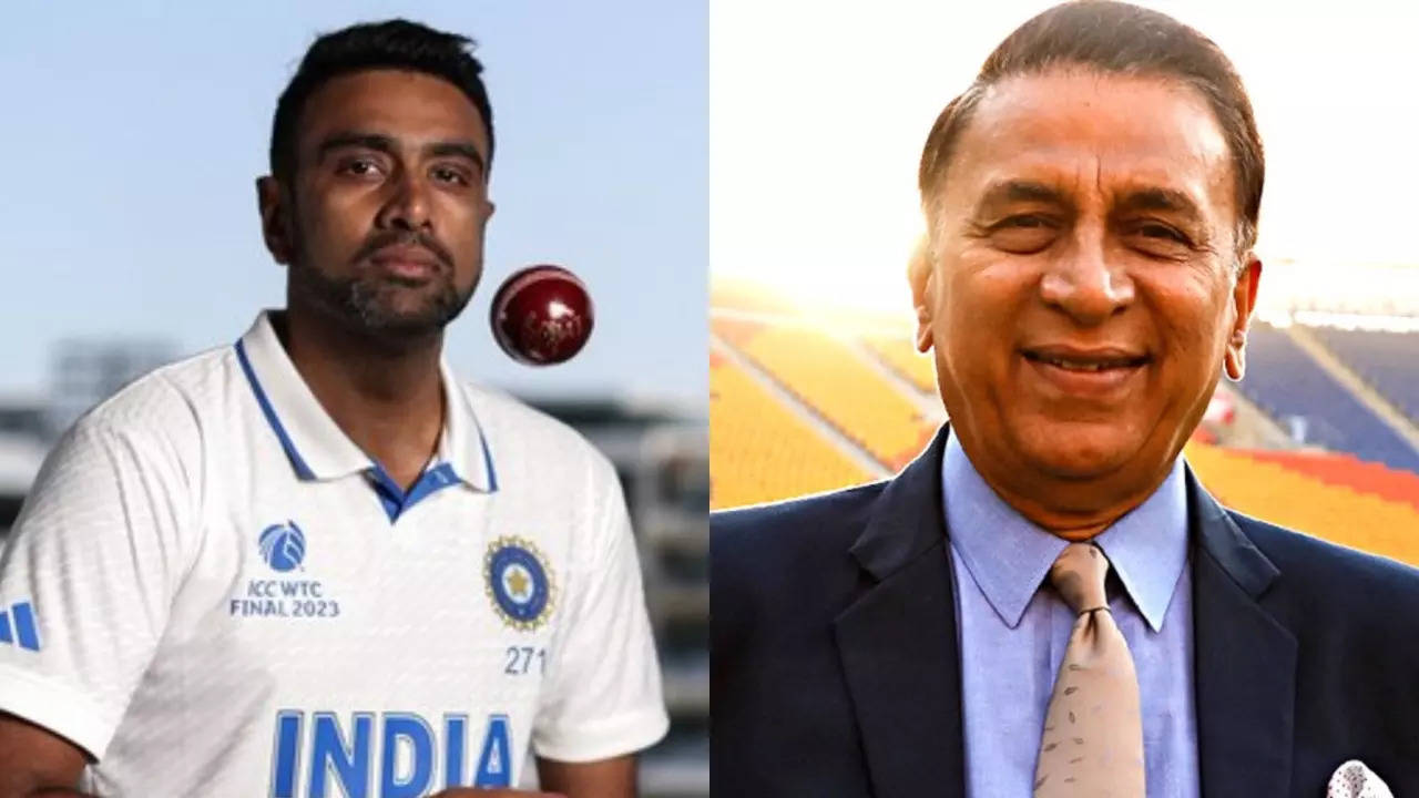 R Ashwin and Sunil Gavaskar