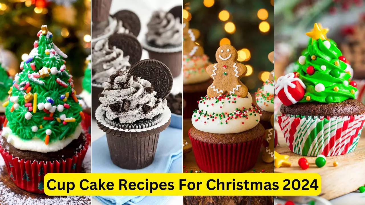 christmas 2024 cupcakes recipe in hindi