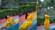 Bhabhi Dance स्विमिंग पूल किनारे पीली साड़ी में भाभी ने मचाया ऐसा भौकाल डांस देखकर धड़कनें बढ़ जाएगी