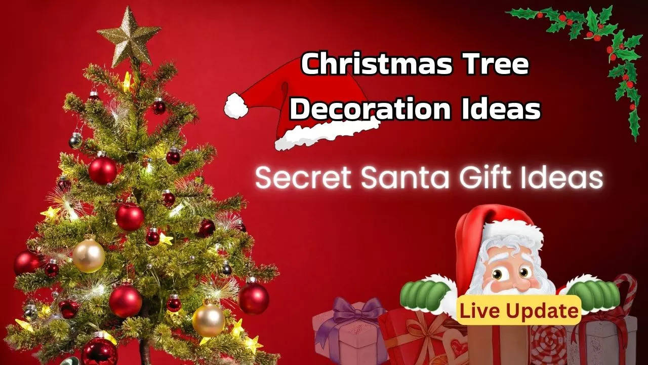 Christmas 2024 Decorations, Gifts Ideas, Celebration Live: सीक्रेट सांता पर दोस्तों को दें ये खास गिफ्ट, साथ में देखें Cake Designs भी और अगर सजाना है ऑफिस तो यहीं मिलेंगे Christmas Decoration Ideas With Images