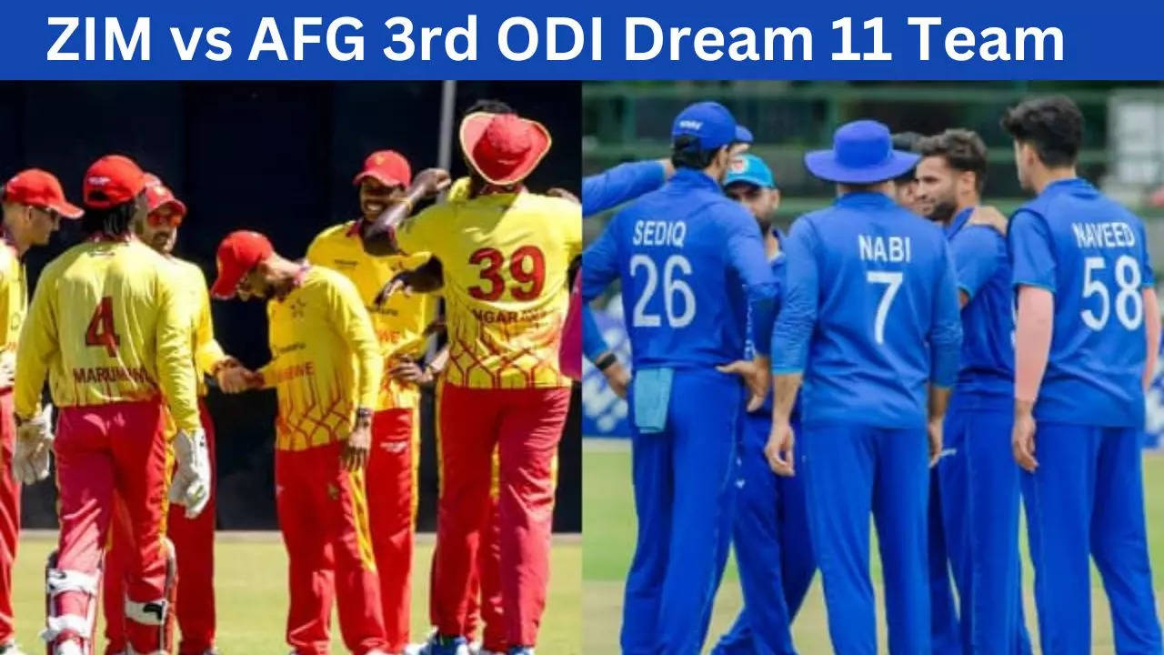 ZIM vs AFG 3rd ODI Dream 11 Team