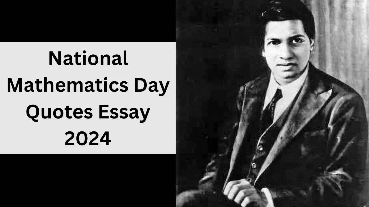 National Mathematics Day Quotes, Poster, Theme, Essay In Hindi 2024