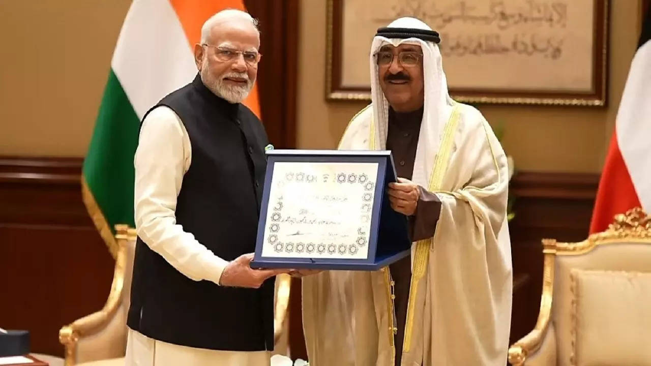 pm modi The Order of Mubarak Al Kabeer