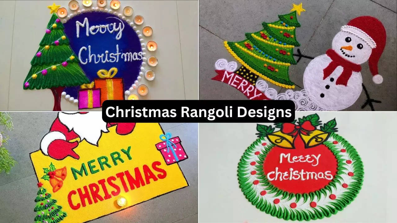 Top 5 Christmas Rangoli Designs 2024 Photo