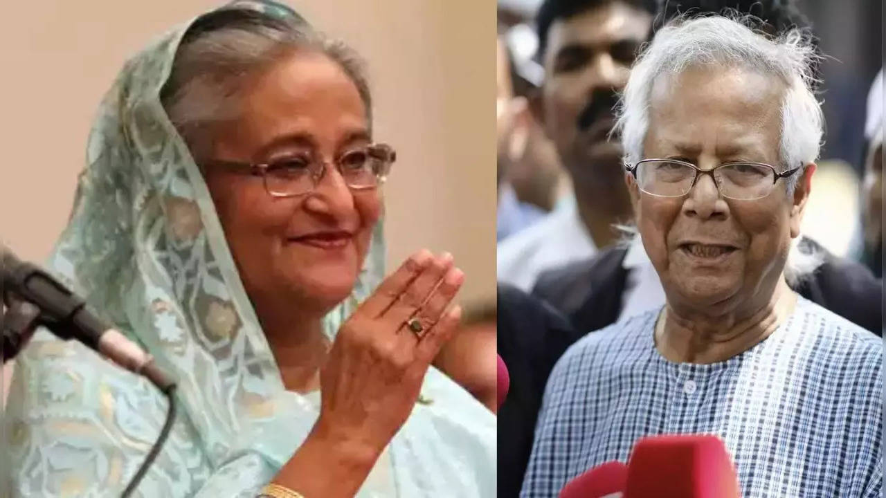 former PM Sheikh Hasina Mohammd Yunus