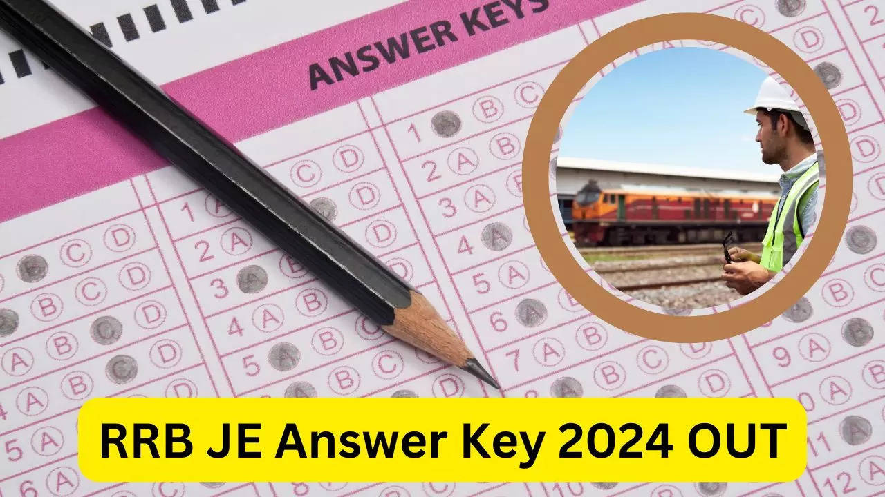 RRB JE Answer Key 2024 OUT