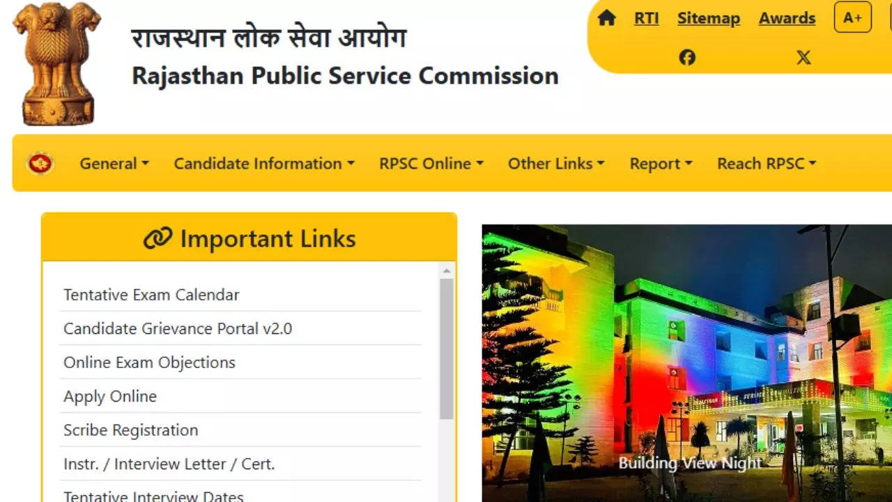 RPSC 2nd Grade Admit Card 2024, RPSC Senior Teacher Admit Card 2024