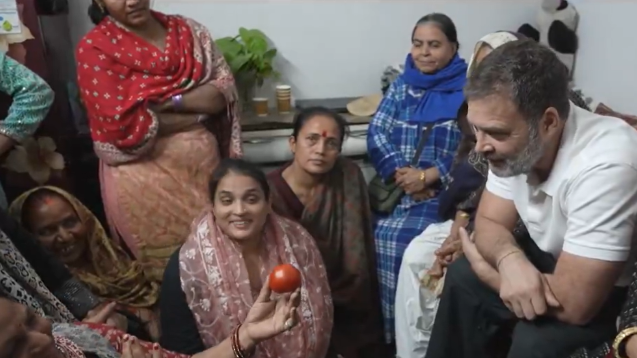 Rahul in Sabzi market