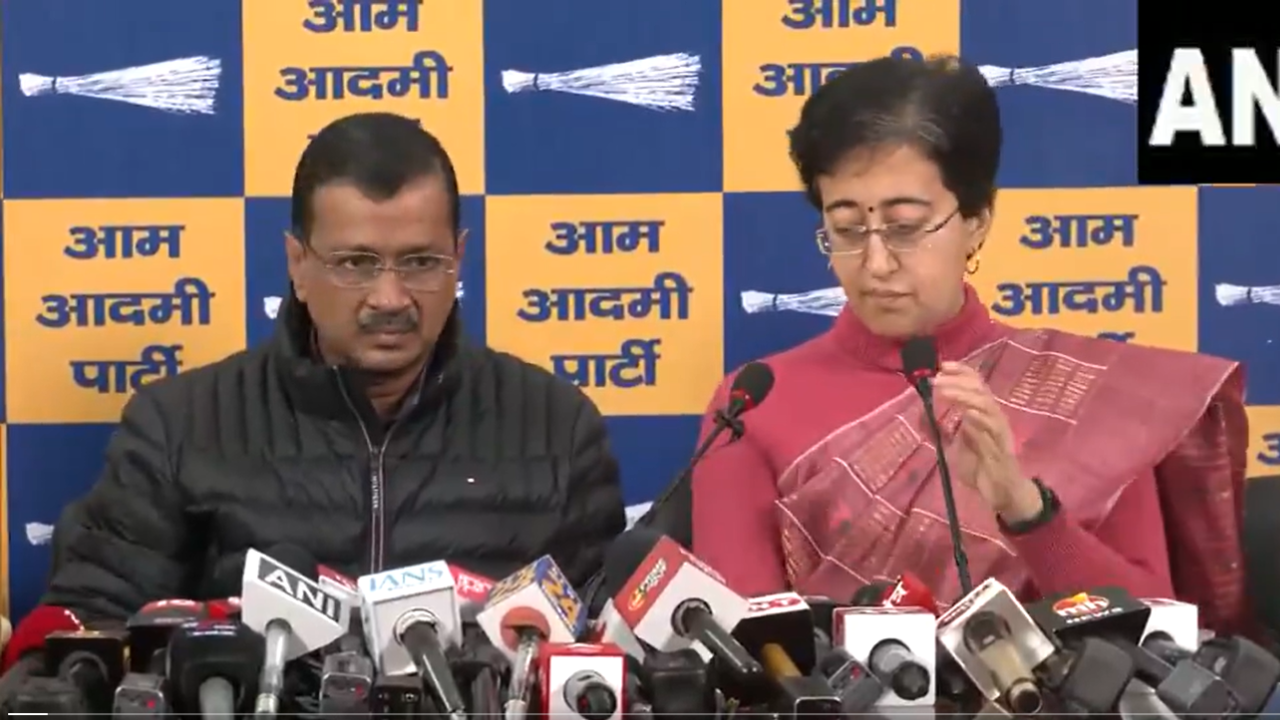 kejriwal Atishi PC