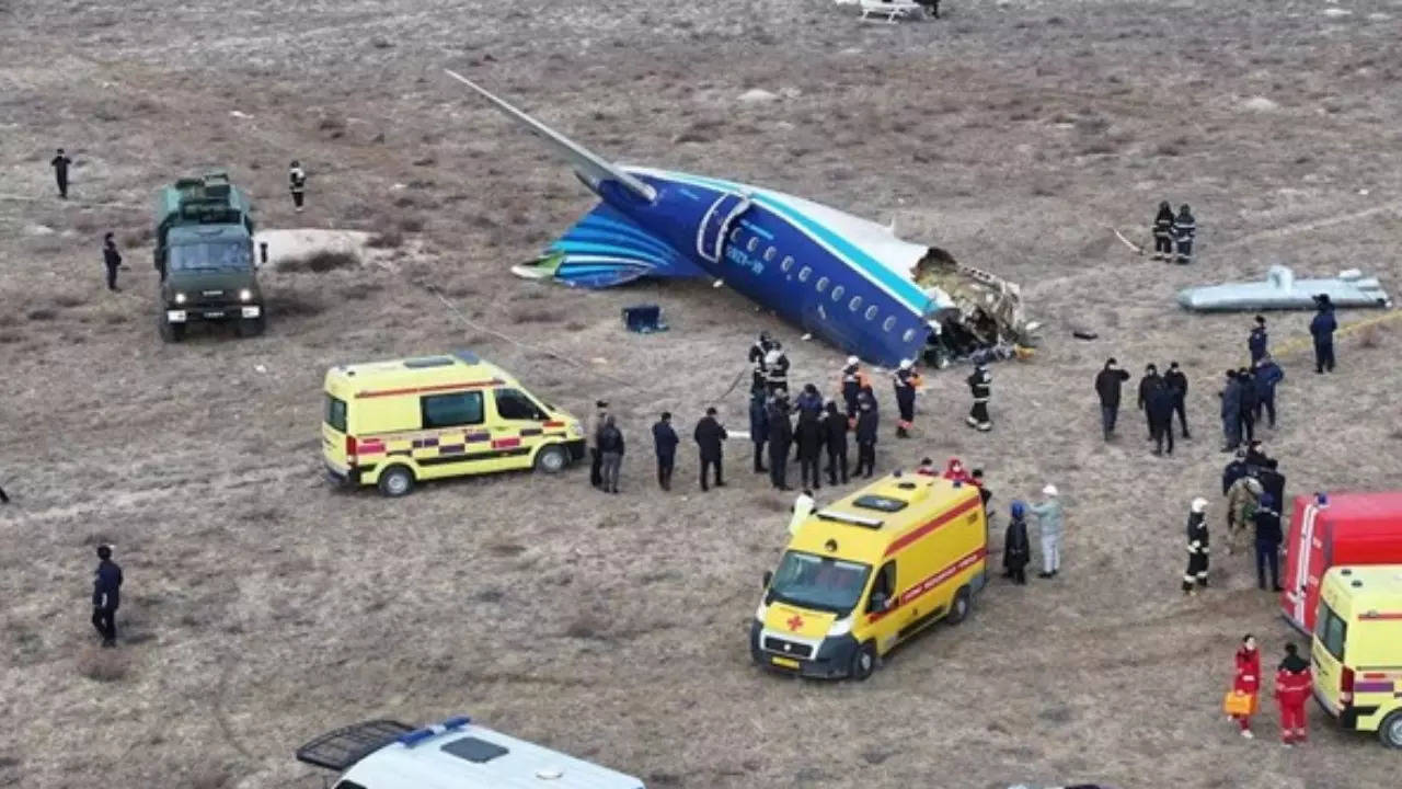 Azerbaijan Airlines Plane Crashed